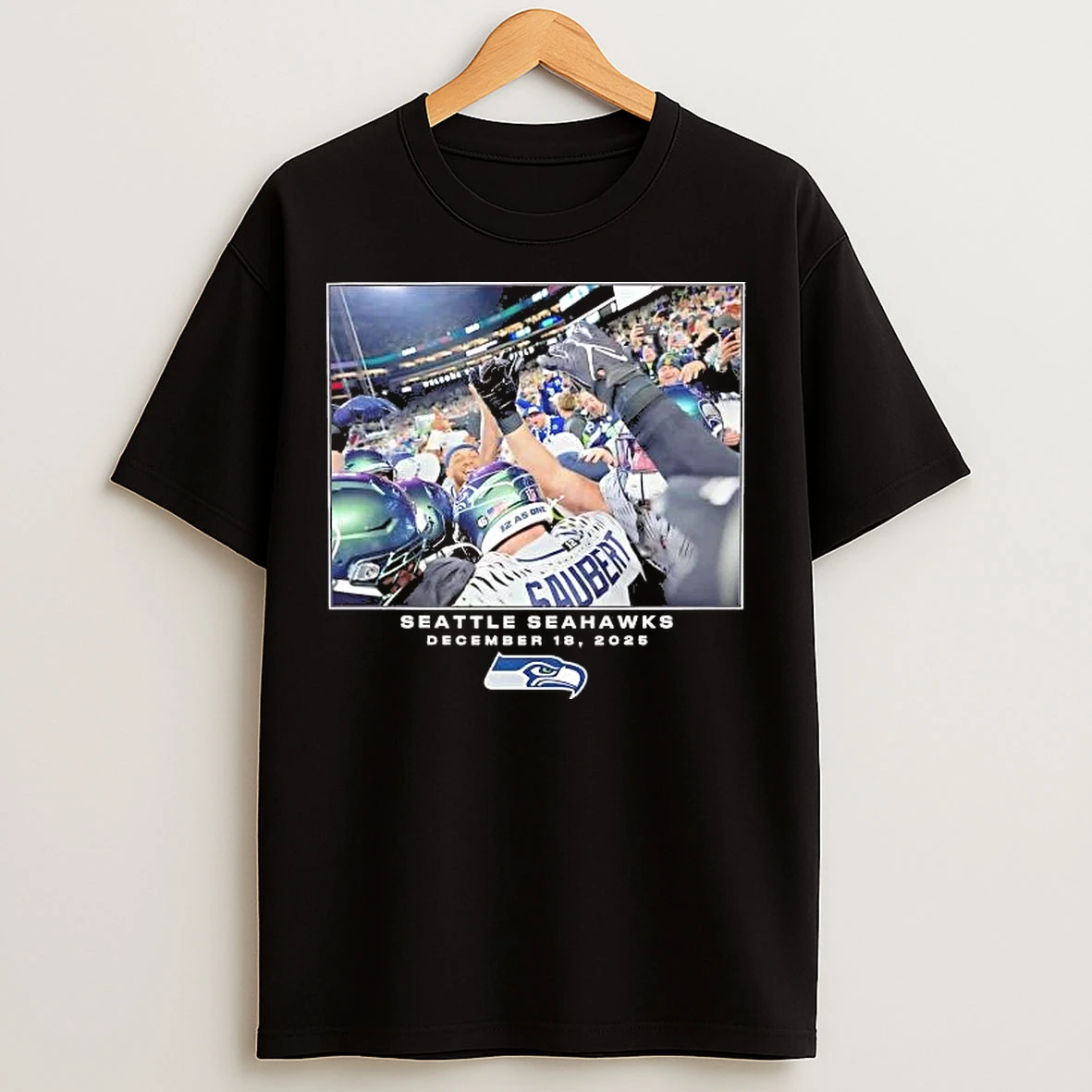 Classic Eric Saubert Seattle Seahawks Nfl Flash Features Week 16 T Shirts