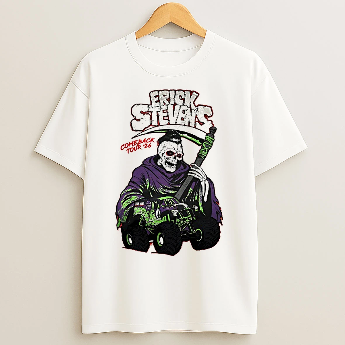 Classic Erick Stevens Comeback Tour 26 T Shirts