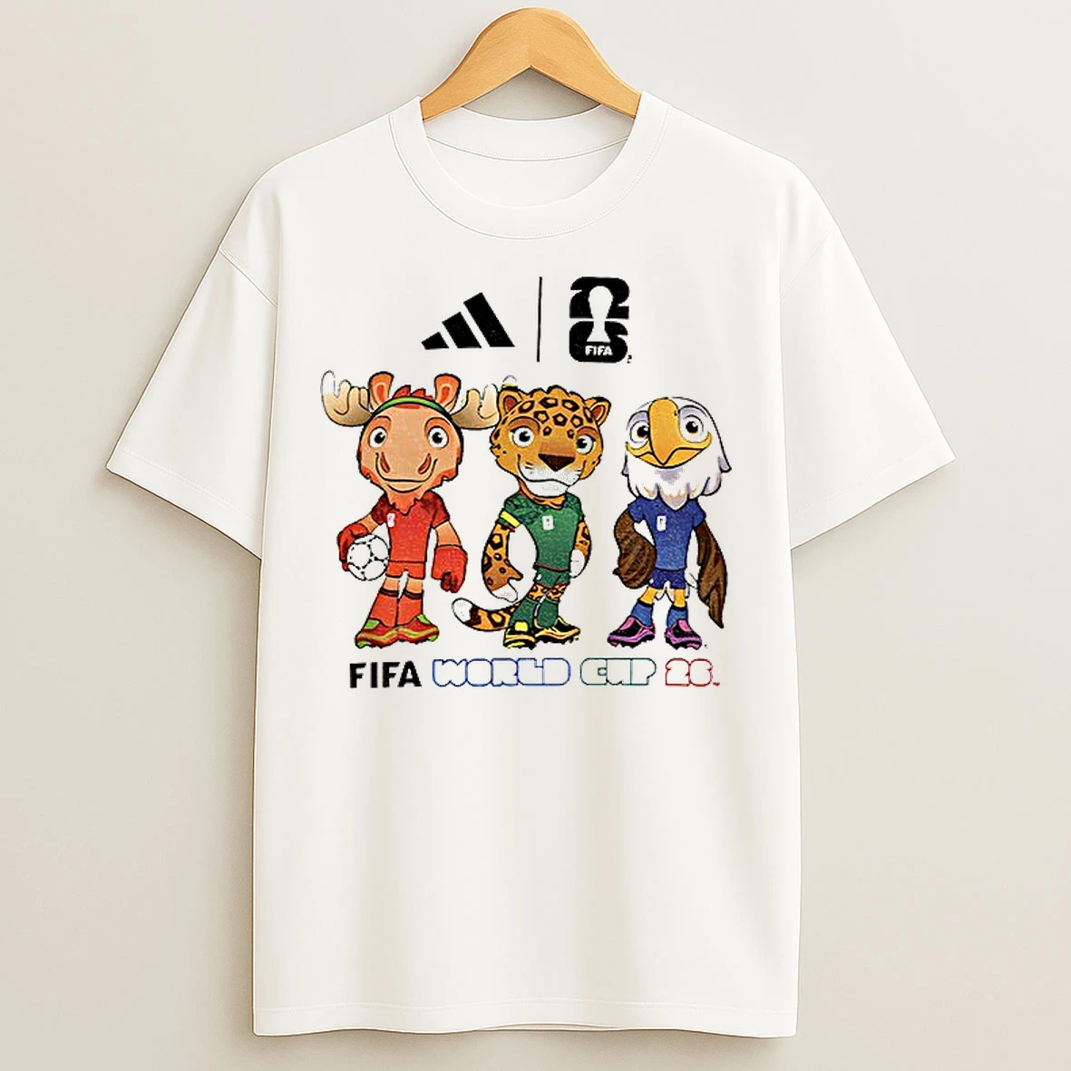 Classic Fifa World Cup 2026 House Of Blanks Mascot T Shirts