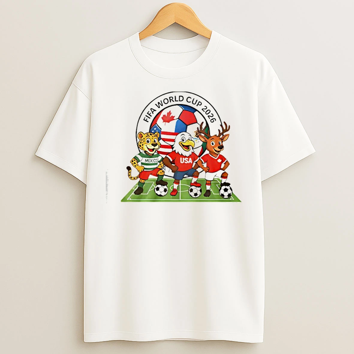 Classic Fifa World Cup 2026 Mascot T Shirts