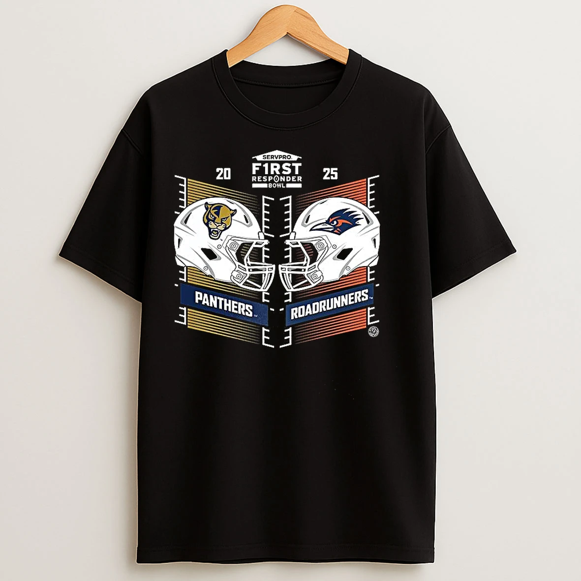 Classic Fiu Panthers Vs Utsa Roadrunners 2025 First Responder Bowl T Shirts