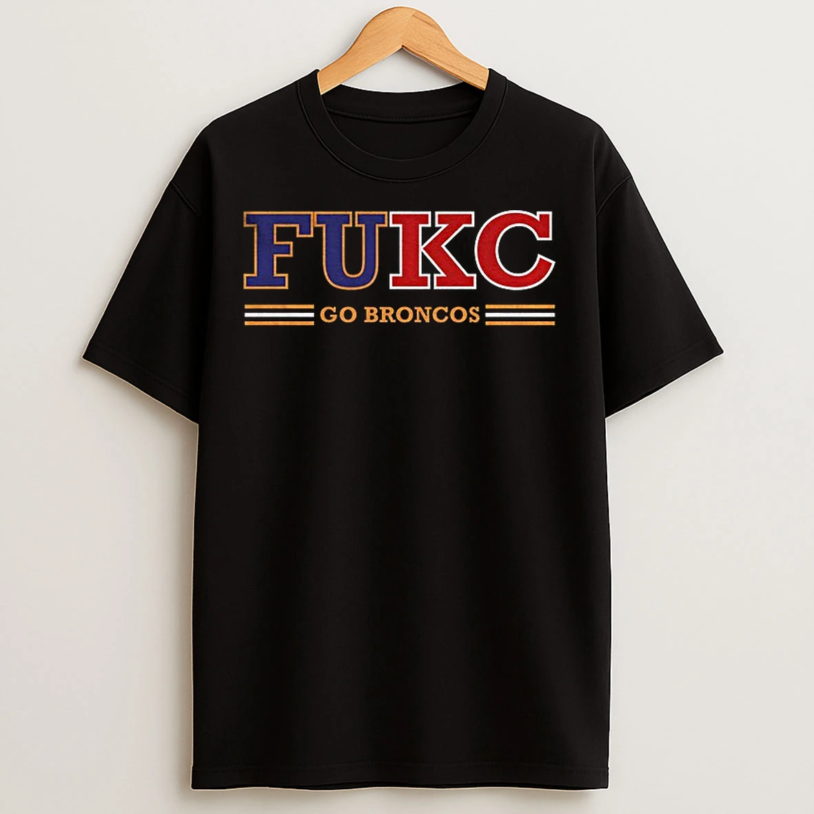 Classic Fukc Broncos Denver Broncos Nfl Football Anti Chiefs 2025 T Shirts