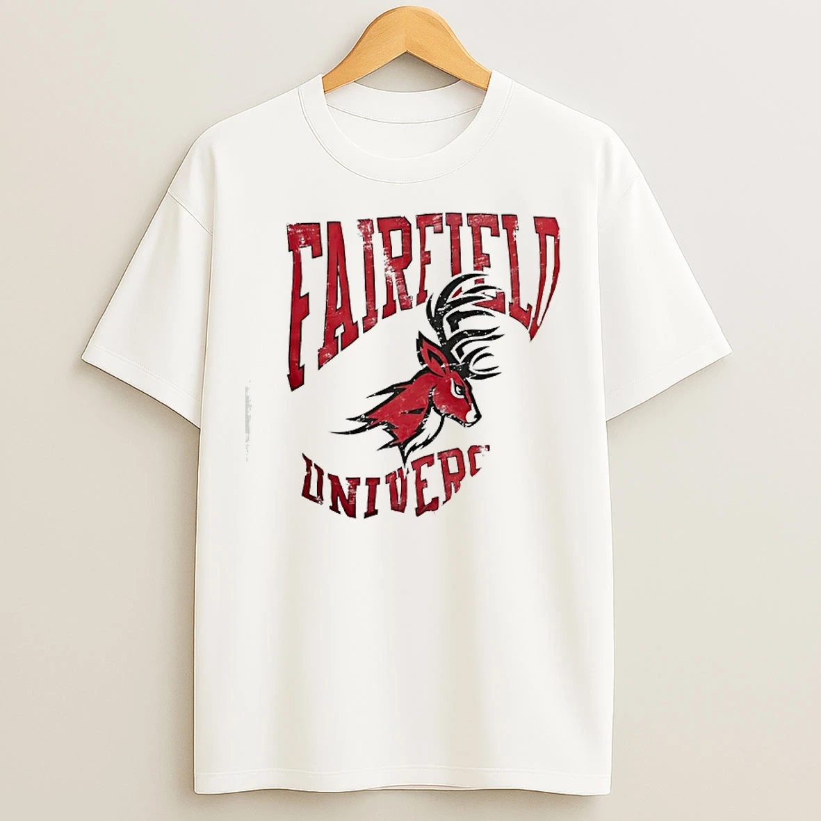 Classic Fairfield University Stags Logo T Shirts