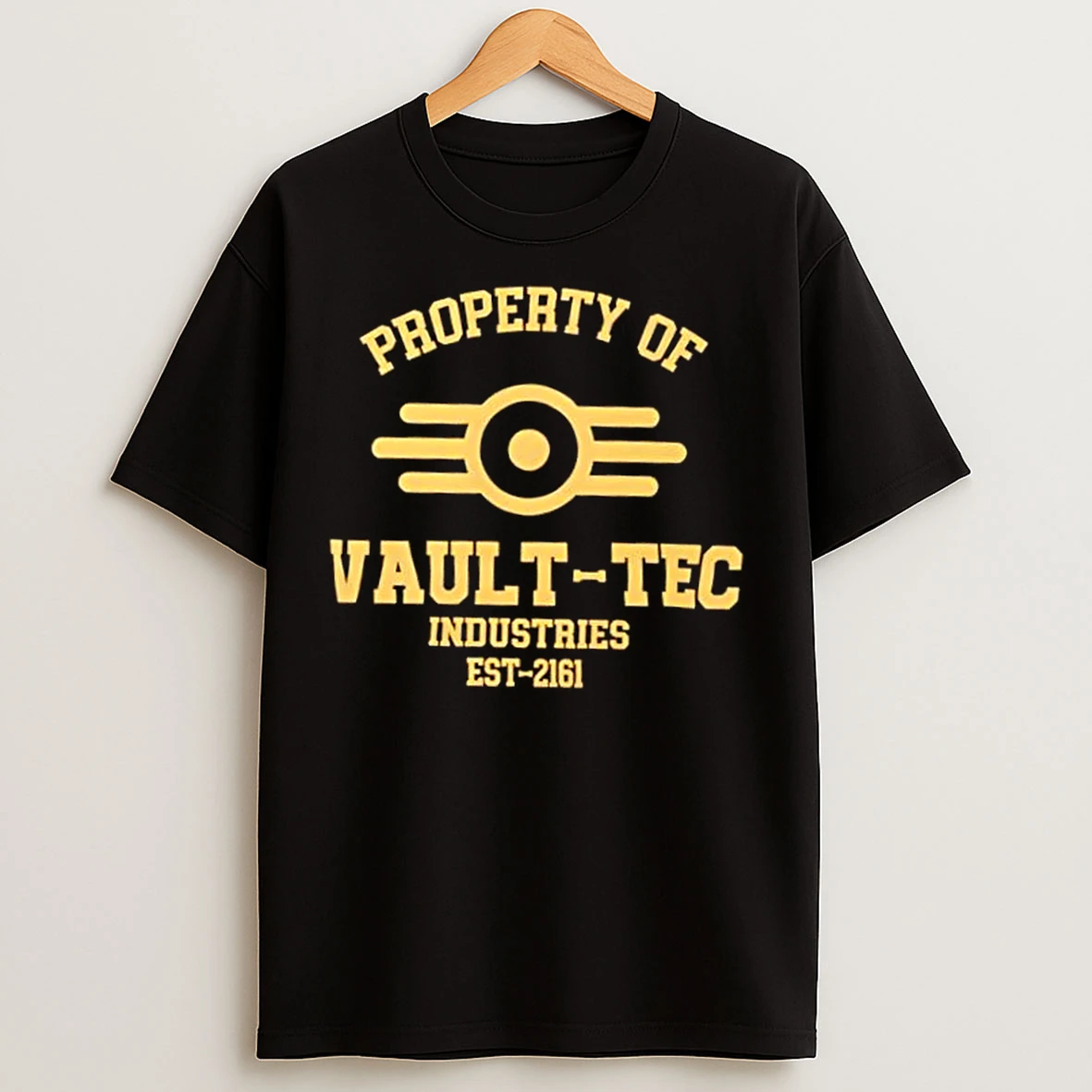 Classic Fallout Vault Tec Industries Est 2161 T Shirts