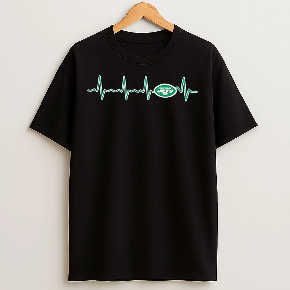 Classic Fans Heartbeat Love New York Jets Football T Shirts