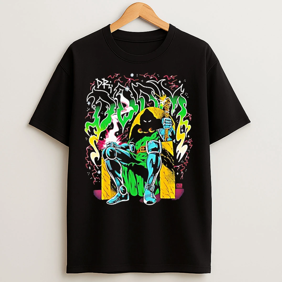 Classic Fantastic Four Dr Doom Metal T Shirts