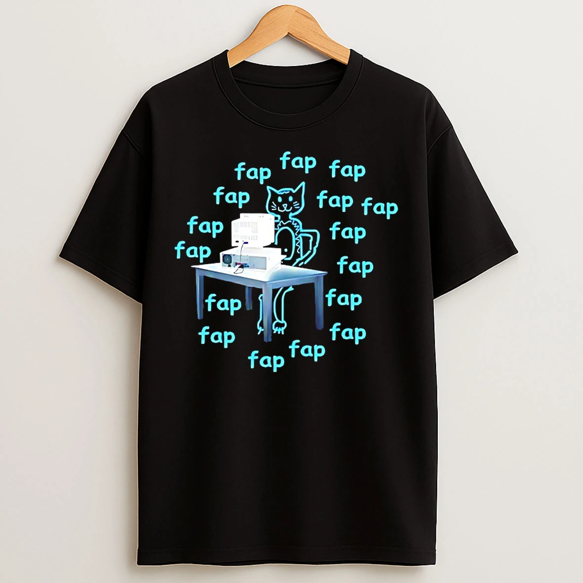 Classic Fap Cat Printer T Shirts