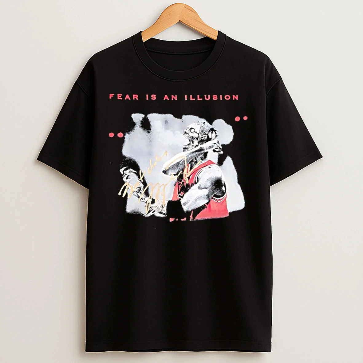 Classic Fear Is An Illusion Michael Jordan Zombie Chicago Bulls T Shirts