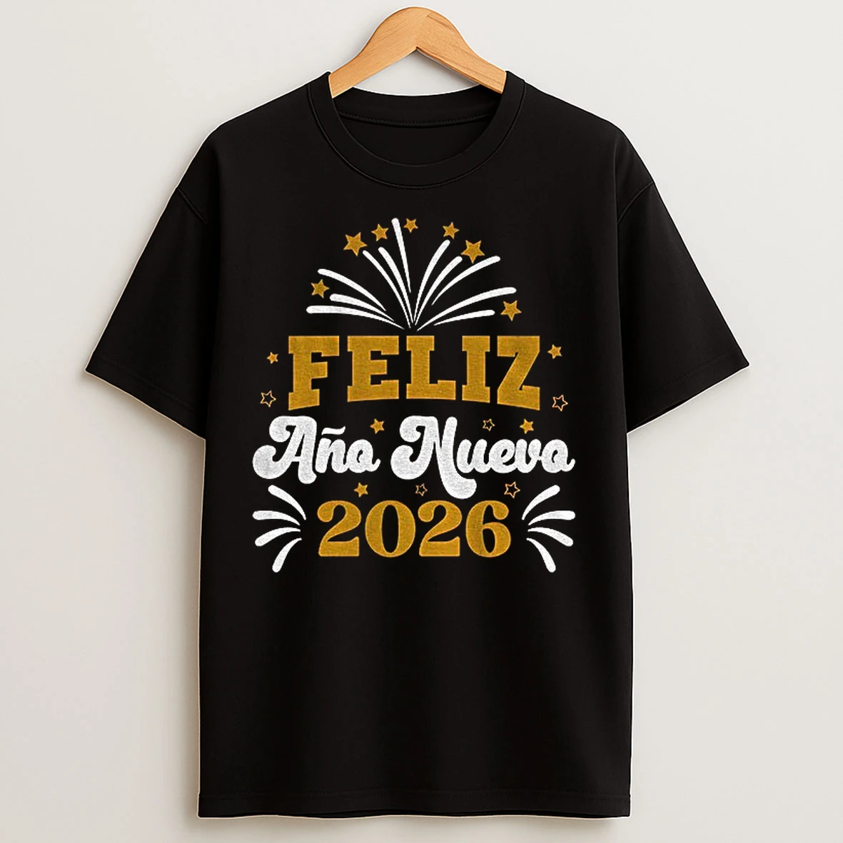 Classic Feliz Ano Nuevo 2026 Spanish New Year T Shirts
