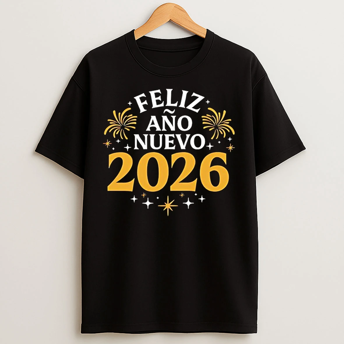Classic Feliz Ano Nuevo 2026 Spanish New Years Eve Party T Shirts