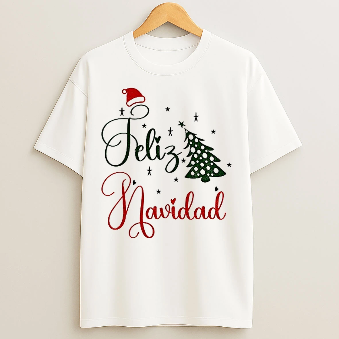 Classic Feliz Navidad Merry Christmas Lamma T Shirts