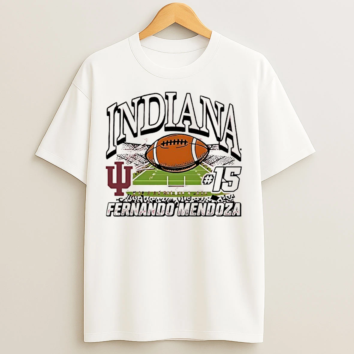 Classic Fernando Mendoza 15 Indiana Hoosiers Football Player T Shirts