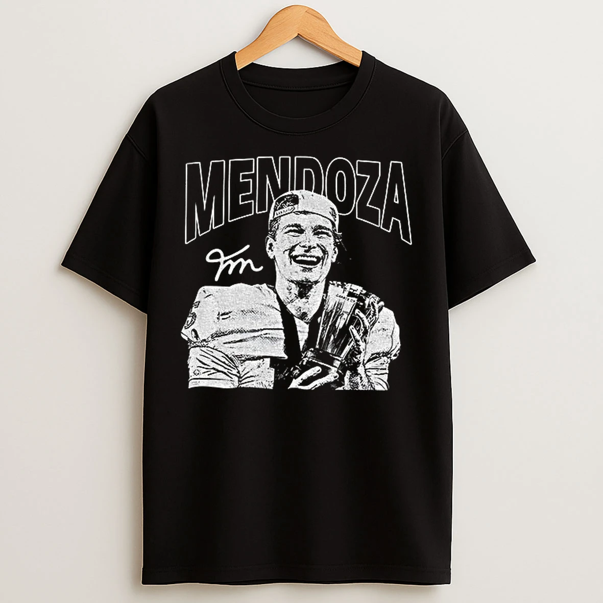 Classic Fernando Mendoza 2025 Heisman Winner Signature T Shirts
