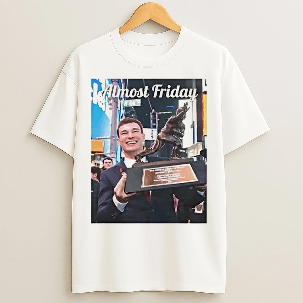 Classic Fernando Mendoza Heismendoza Trophy Celebration T Shirts