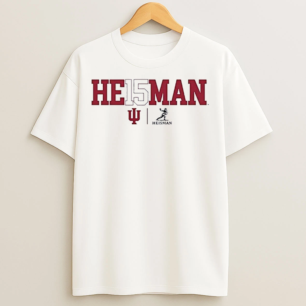 Classic Fernando Mendoza Iu Football 2025 Heisman Trophy Winner Text T Shirts