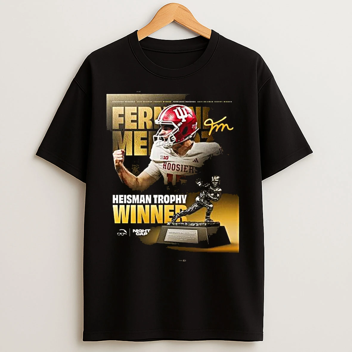 Classic Fernando Mendoza Wins 2025 Heisman Trophy T Shirts