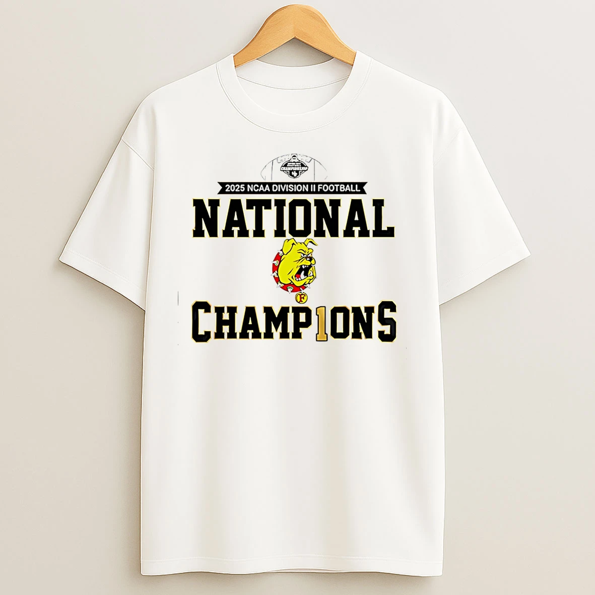 Classic Ferris State Bulldogs 2025 National Champions T Shirts