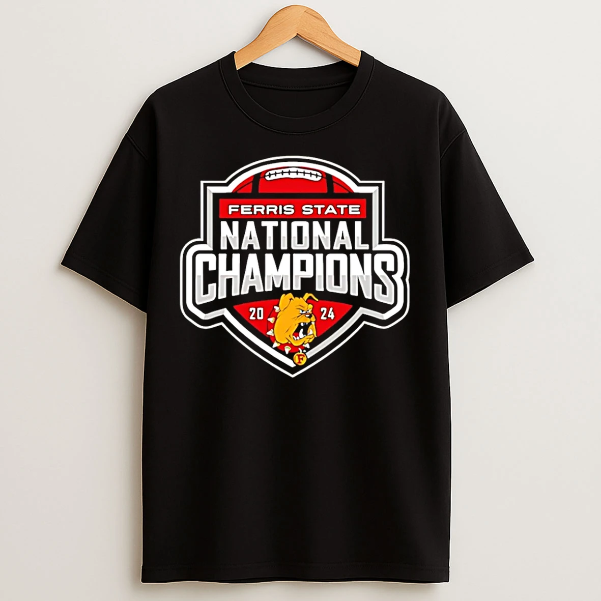Classic Ferris State Bulldogs 2025 National Champions Logo T Shirts