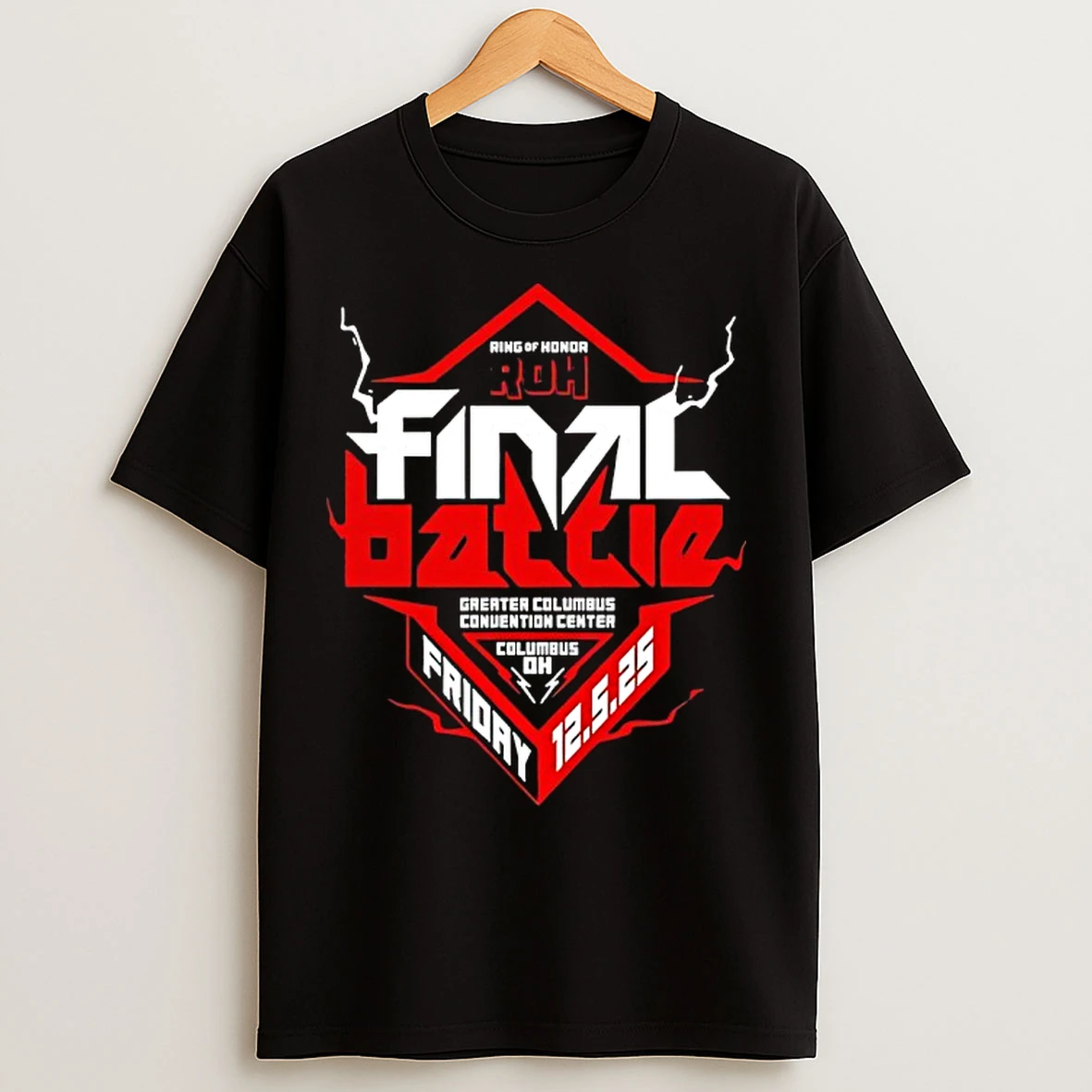 Classic Final Battle Ring Of Honor Greater Columbus Convention Center 2025 T Shirts