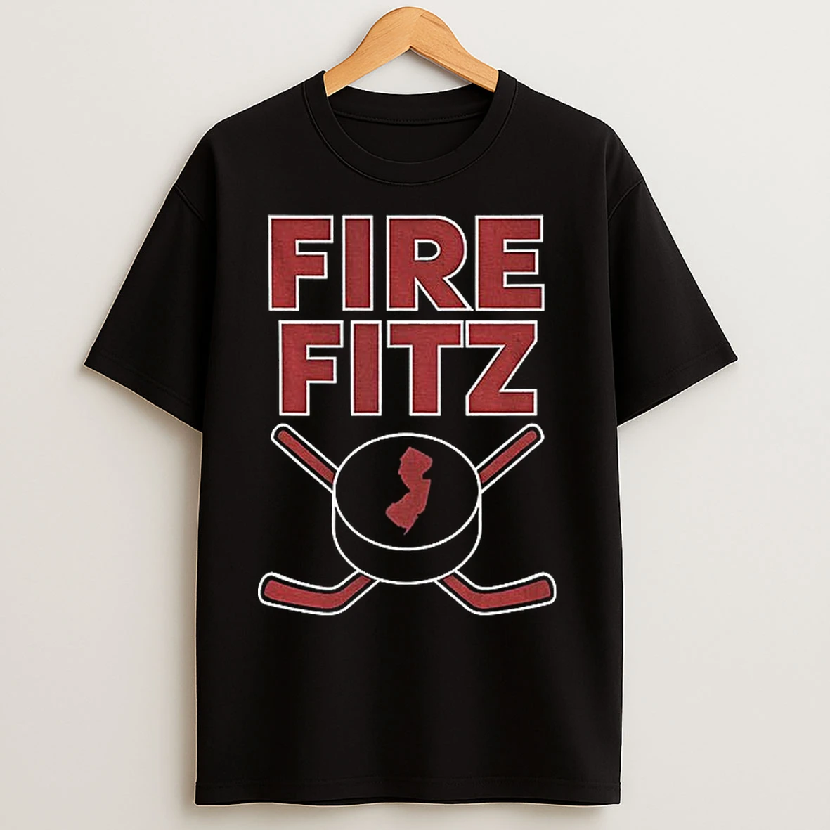 Classic Fire Fitz Brick City Hockey Logo T Shirts