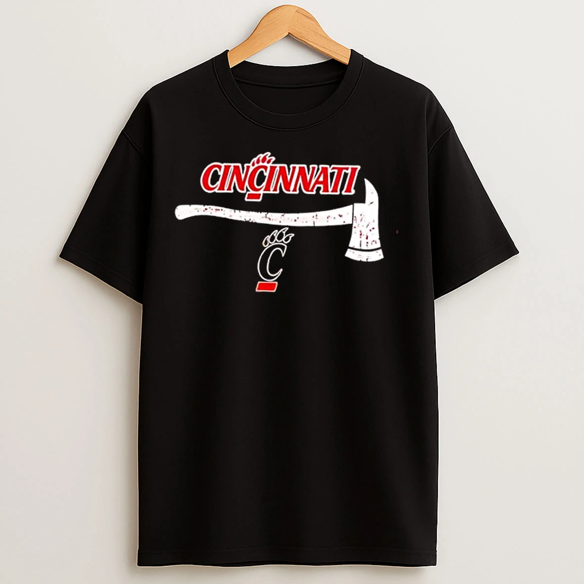 Classic Firefighter Fire Dept Always Ready Cincinnati Bearcats T Shirts