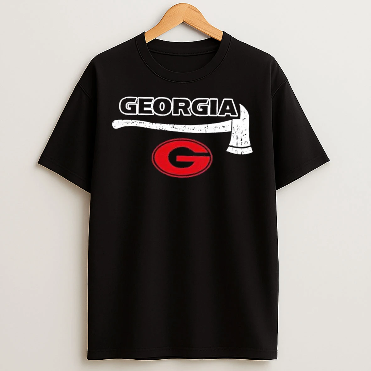Classic Firefighter Fire Dept Always Ready Georgia Bulldogs T Shirts