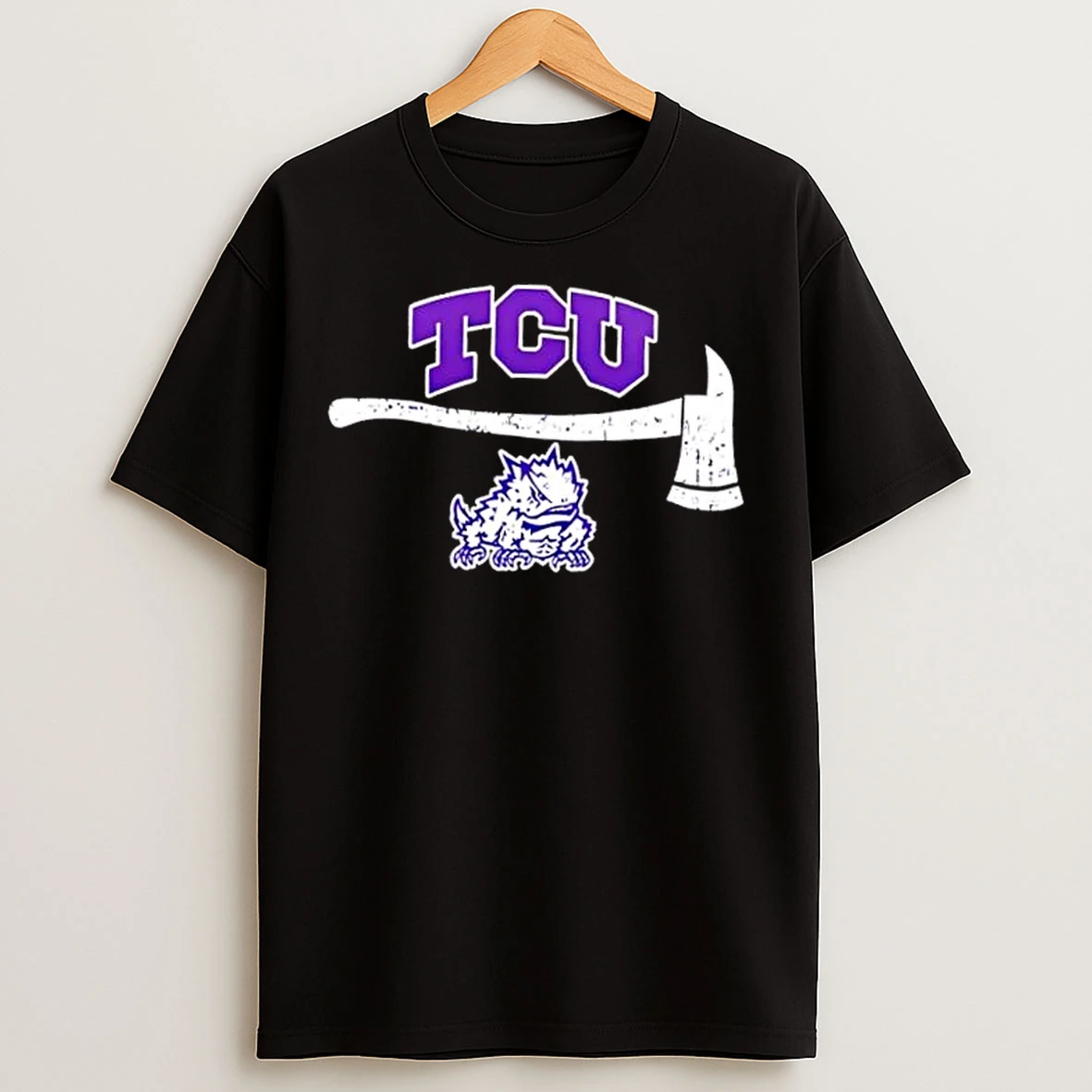 Classic Firefighter Fire Dept Always Ready Tcu Horned Frogs T Shirts