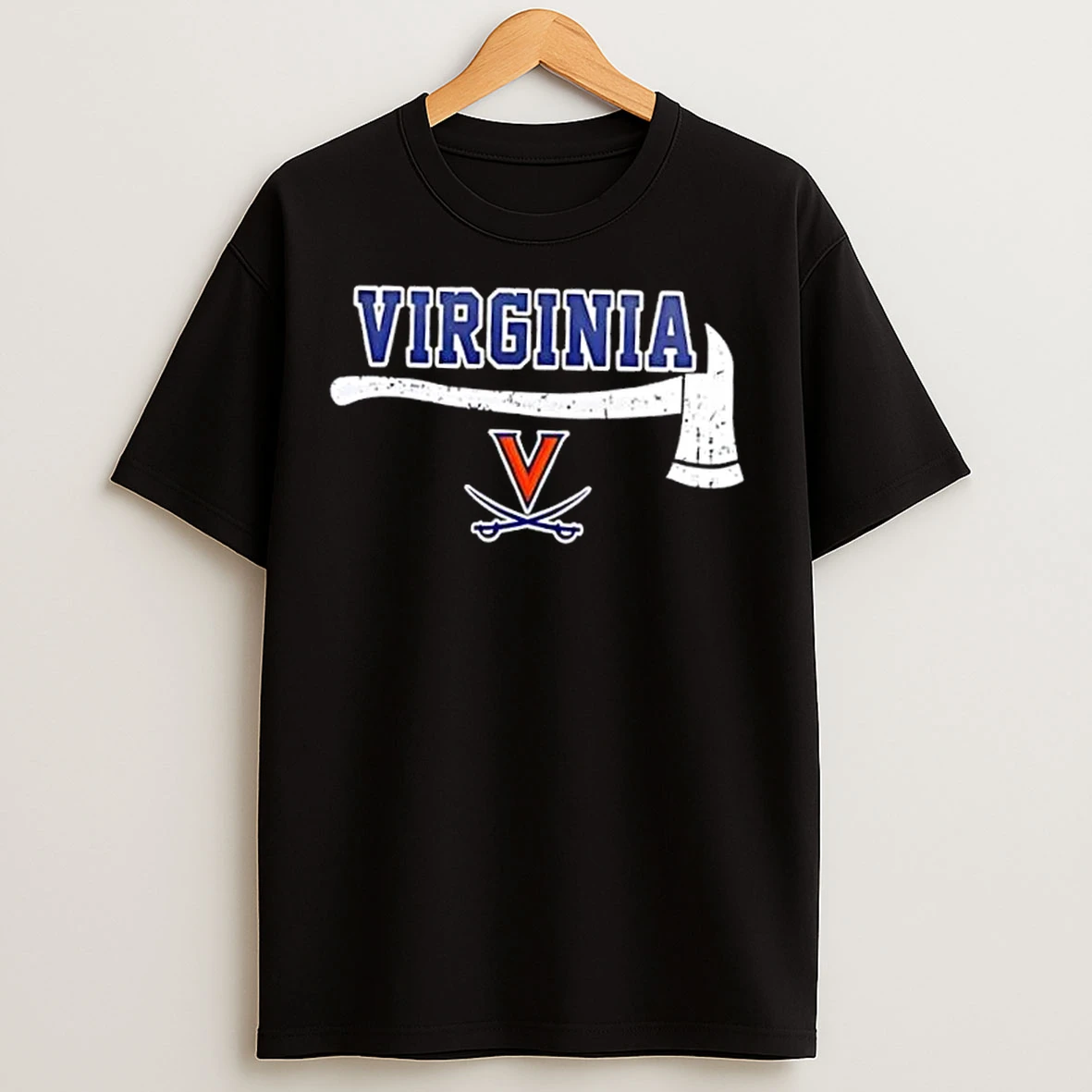 Classic Firefighter Fire Dept Always Ready Virginia Cavaliers T Shirts