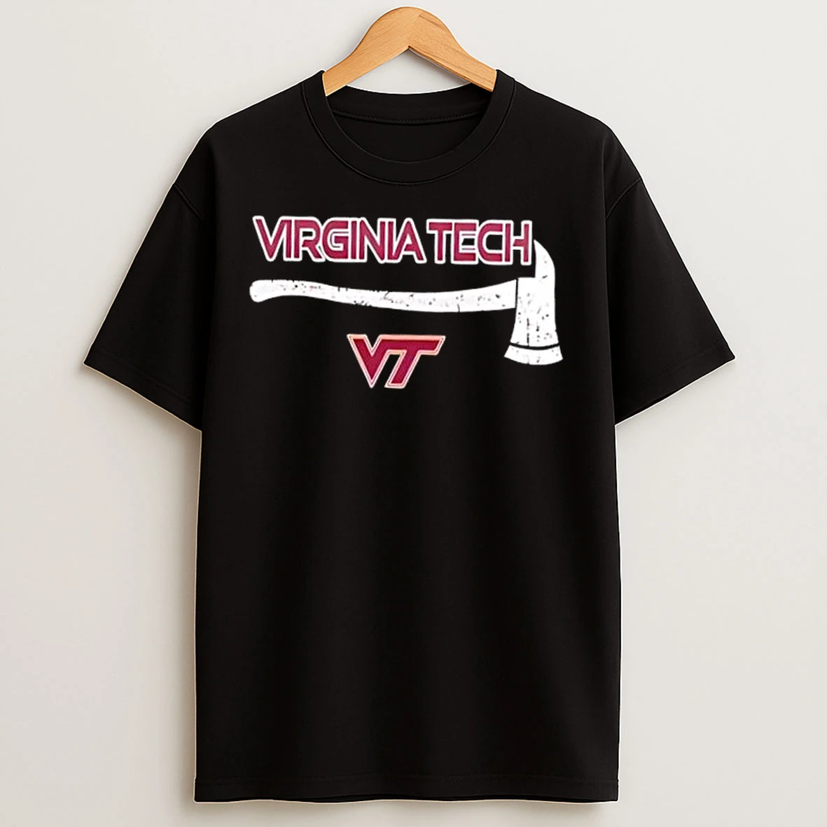 Classic Firefighter Fire Dept Always Ready Virginia Tech T Shirts