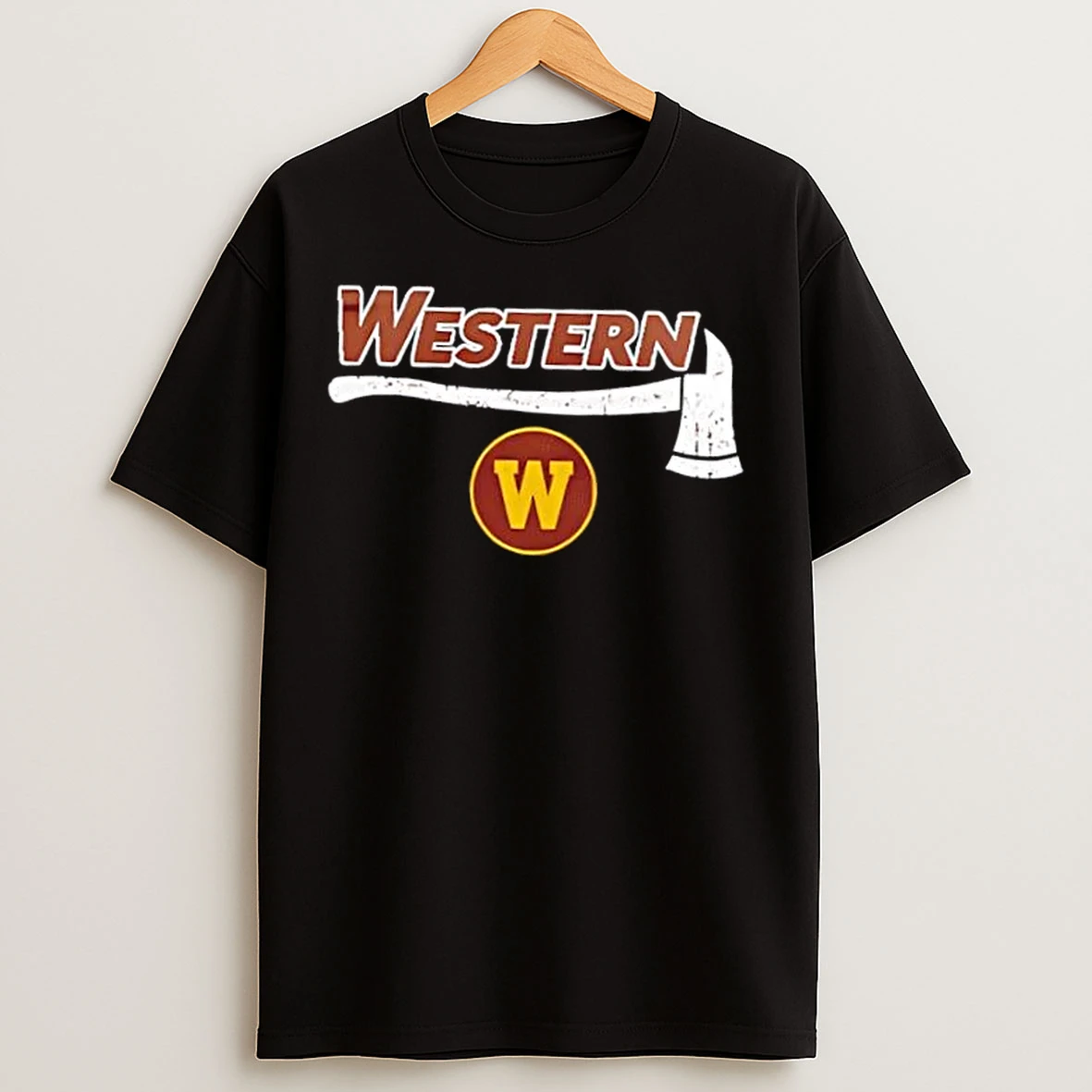 Classic Firefighter Fire Dept Always Ready Western Michigan T Shirts