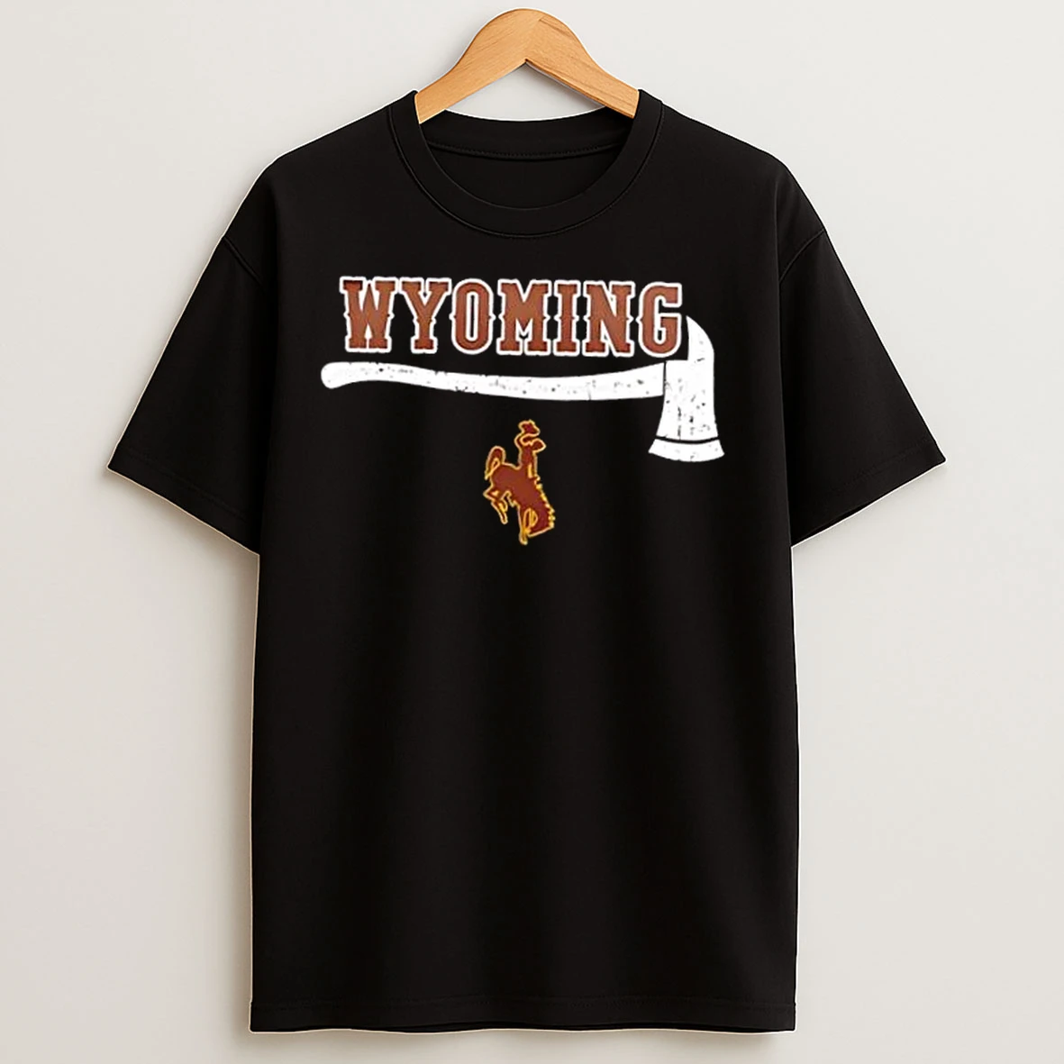 Classic Firefighter Fire Dept Always Ready Wyoming Cowboy T Shirts