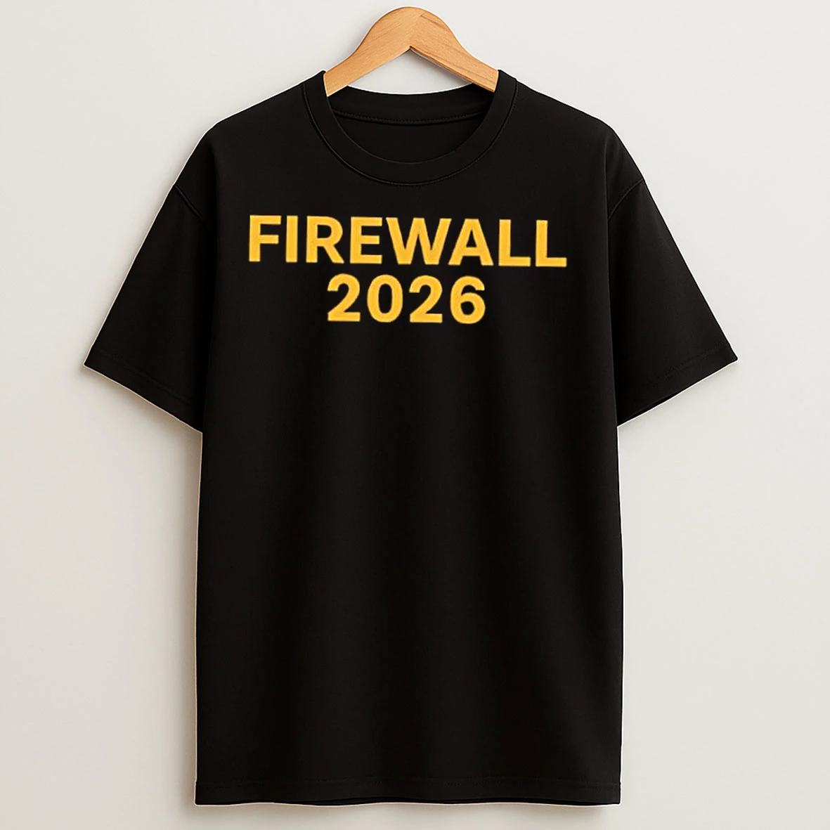 Classic Firewall 2026 Text Simple T Shirts