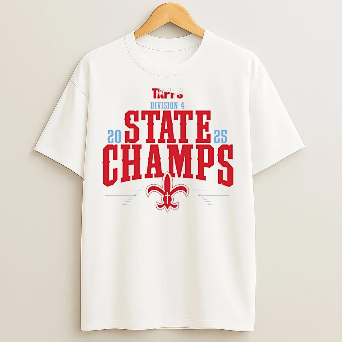 Classic First Baptist Academy 2025 Tapps Football D4 State Champions T Shirts