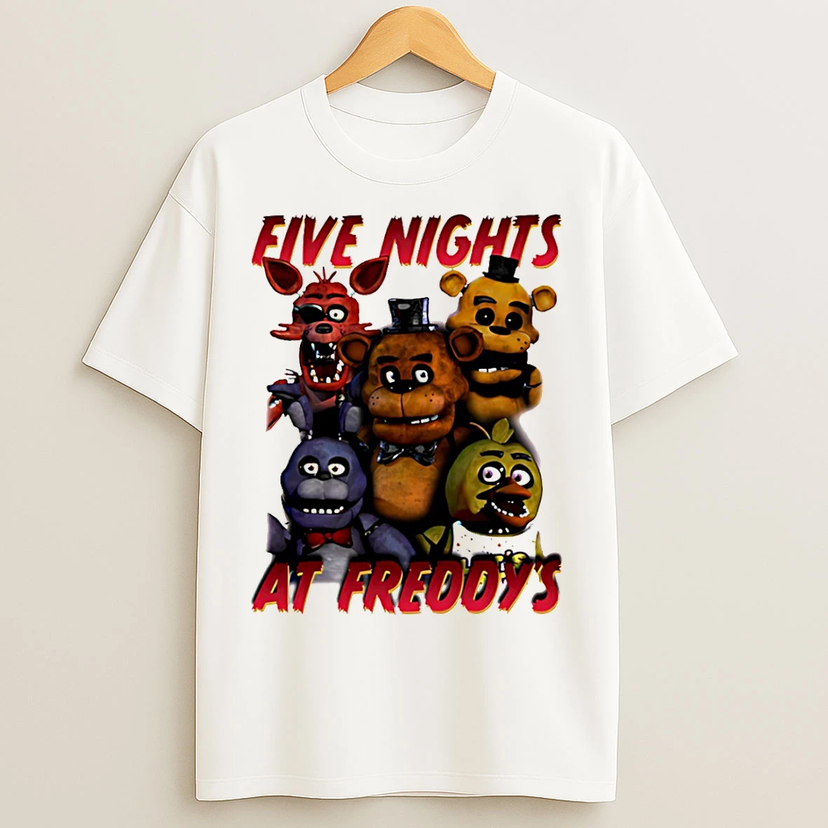 Classic Five Nights At Freddys Cartoon T Shirts