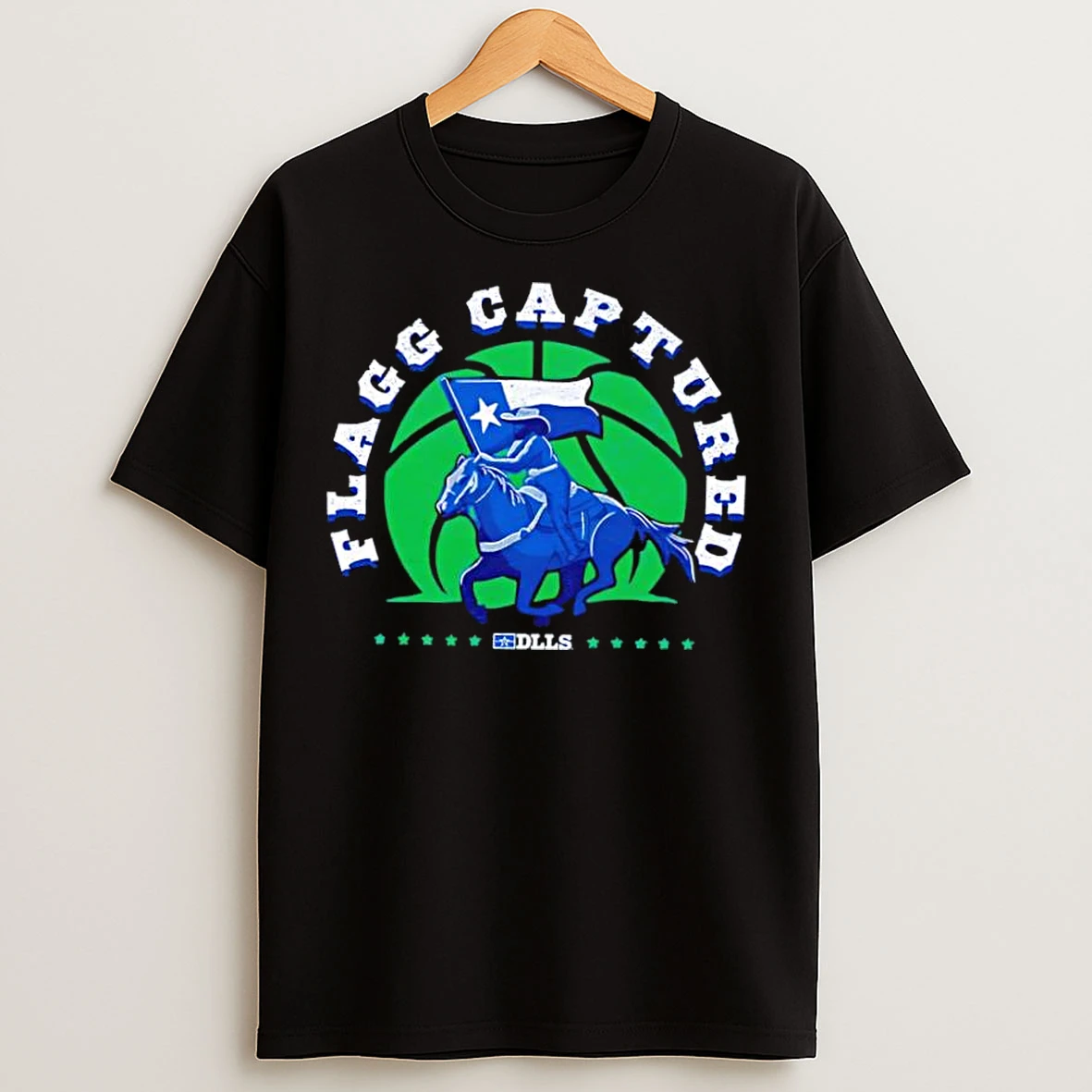 Classic Flag Captured Dallas Mavericks T Shirts
