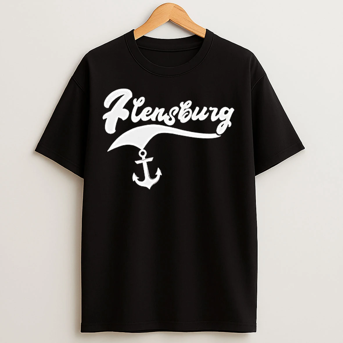 Classic Flensburger Souvenir City Holiday Flensburg Logo T Shirts