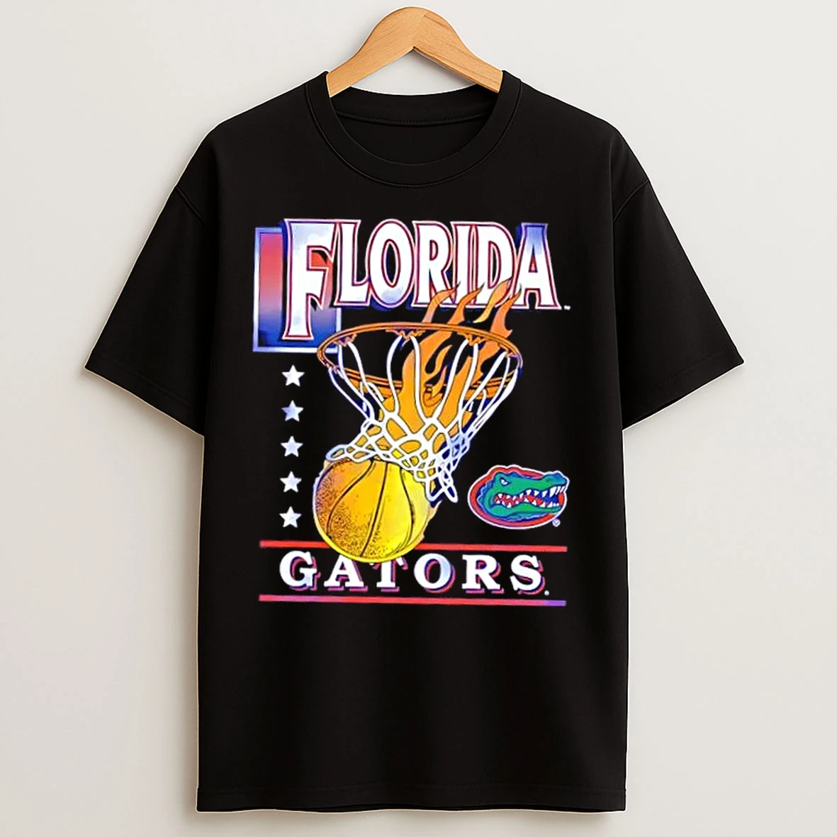 Classic Florida Gators Basketball Hoops T Shirts