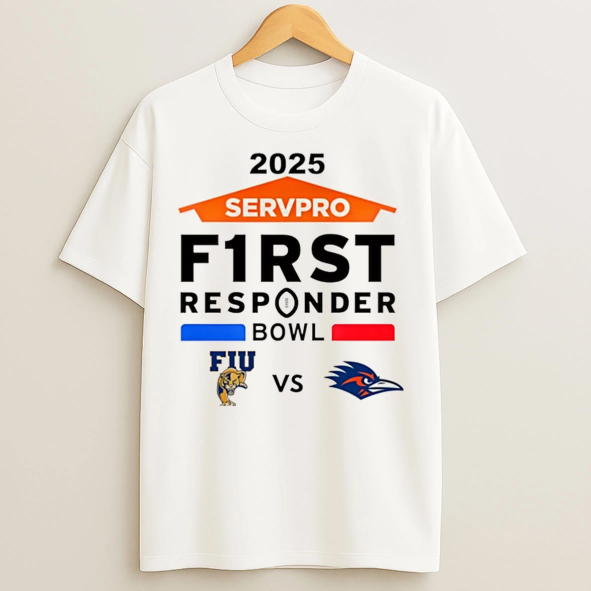 Classic Florida International Panthers Vs Utsa Roadrunners 2025 First Responder Bowl T Shirts