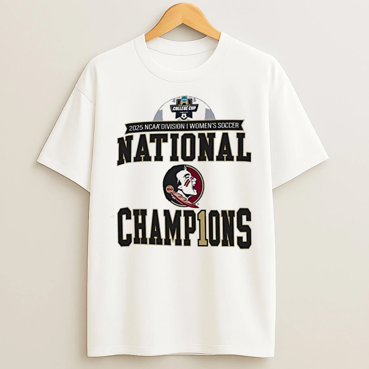 Classic Florida State Seminoles 2025 Ncaa Di Womens Soccer National Champions T Shirts