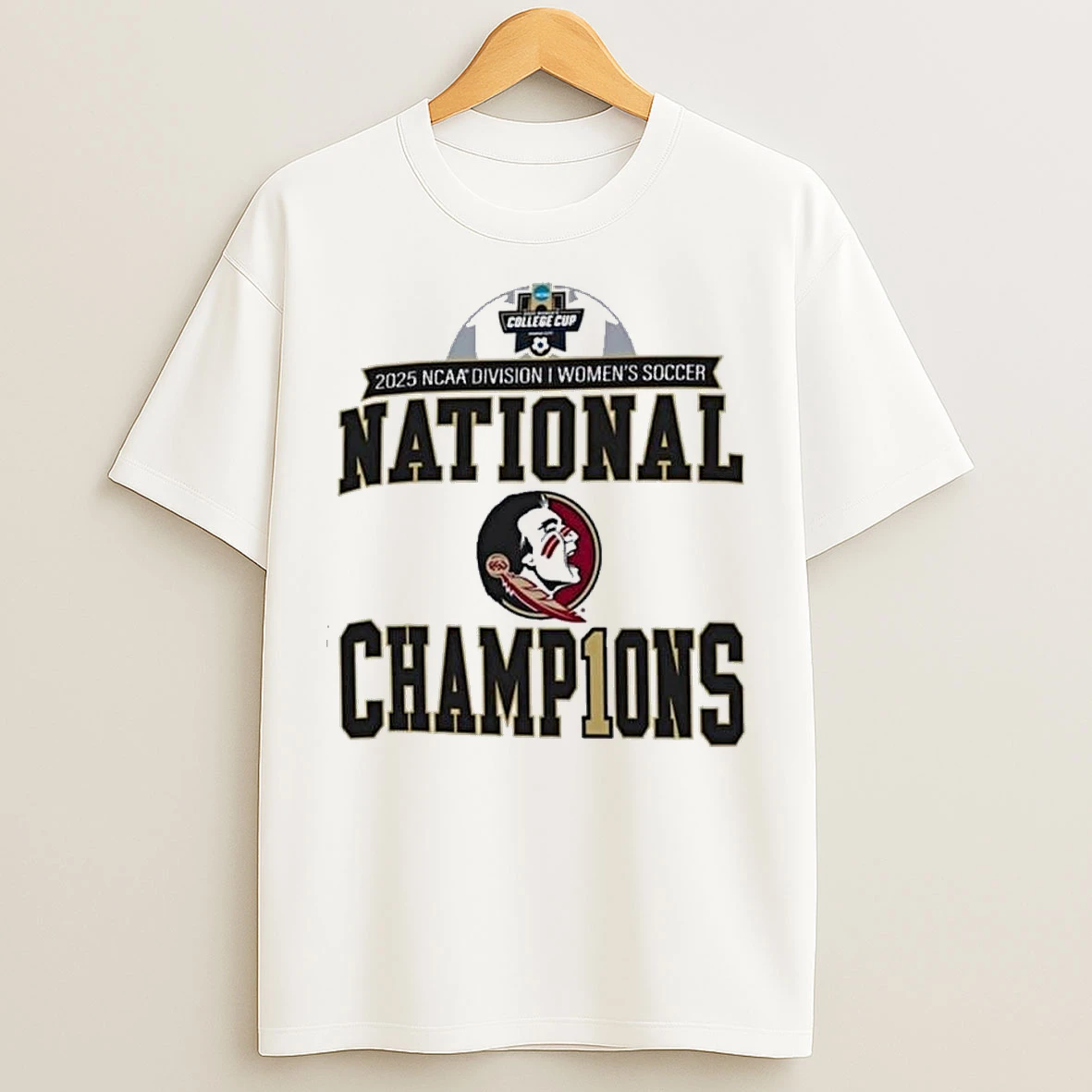 Classic Florida State Seminoles 2025 Ncaa Womens Soccer National Champions Locker Room T Shirts