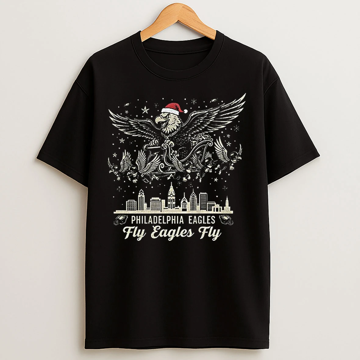 Classic Fly Eagles Fly Philadelphia Eagles Christmas Nfl T Shirts