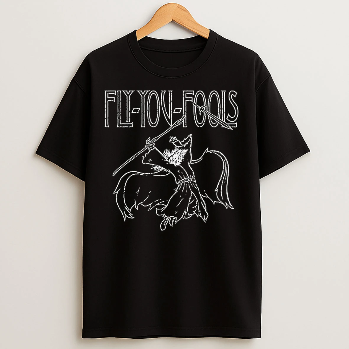 Classic Fly You Fools Wizard Lord Of The Rings T Shirts
