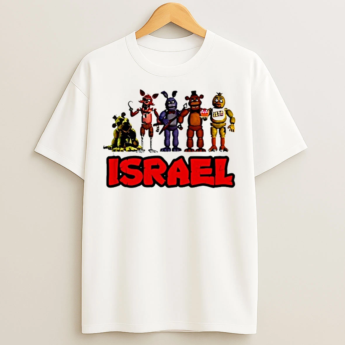 Classic Fnaf Five Nights At Freddy Israel T Shirts