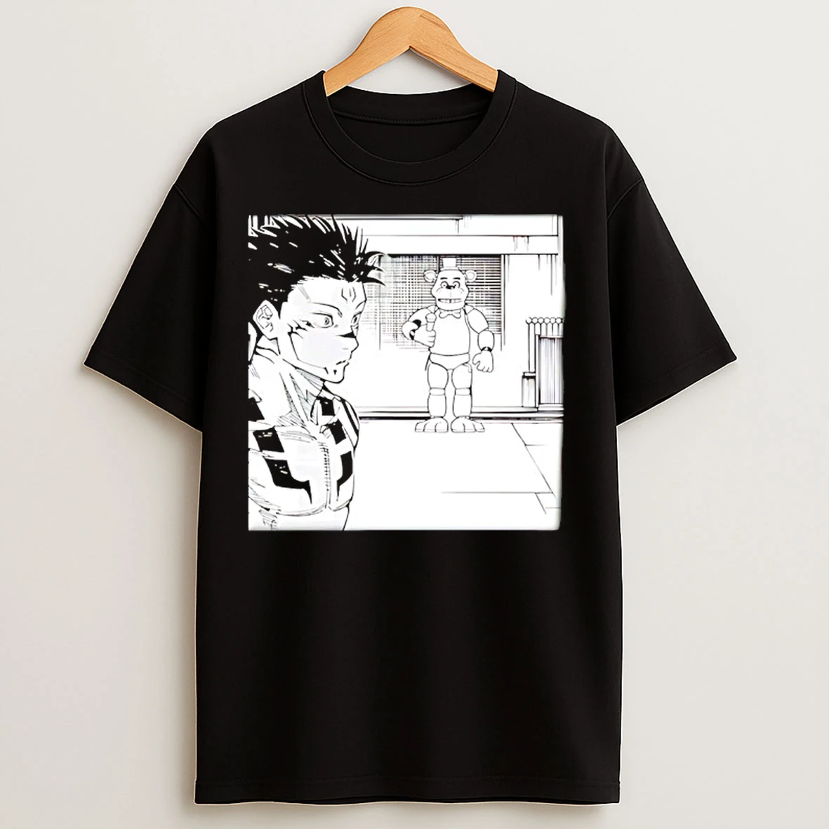 Classic Fnaf Jjk Anime Comic T Shirts
