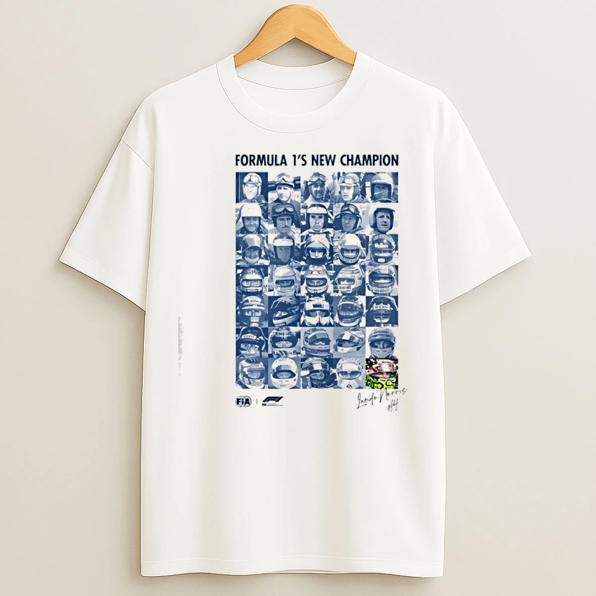 Classic Formula 1 New Champion Lando Norris T Shirts