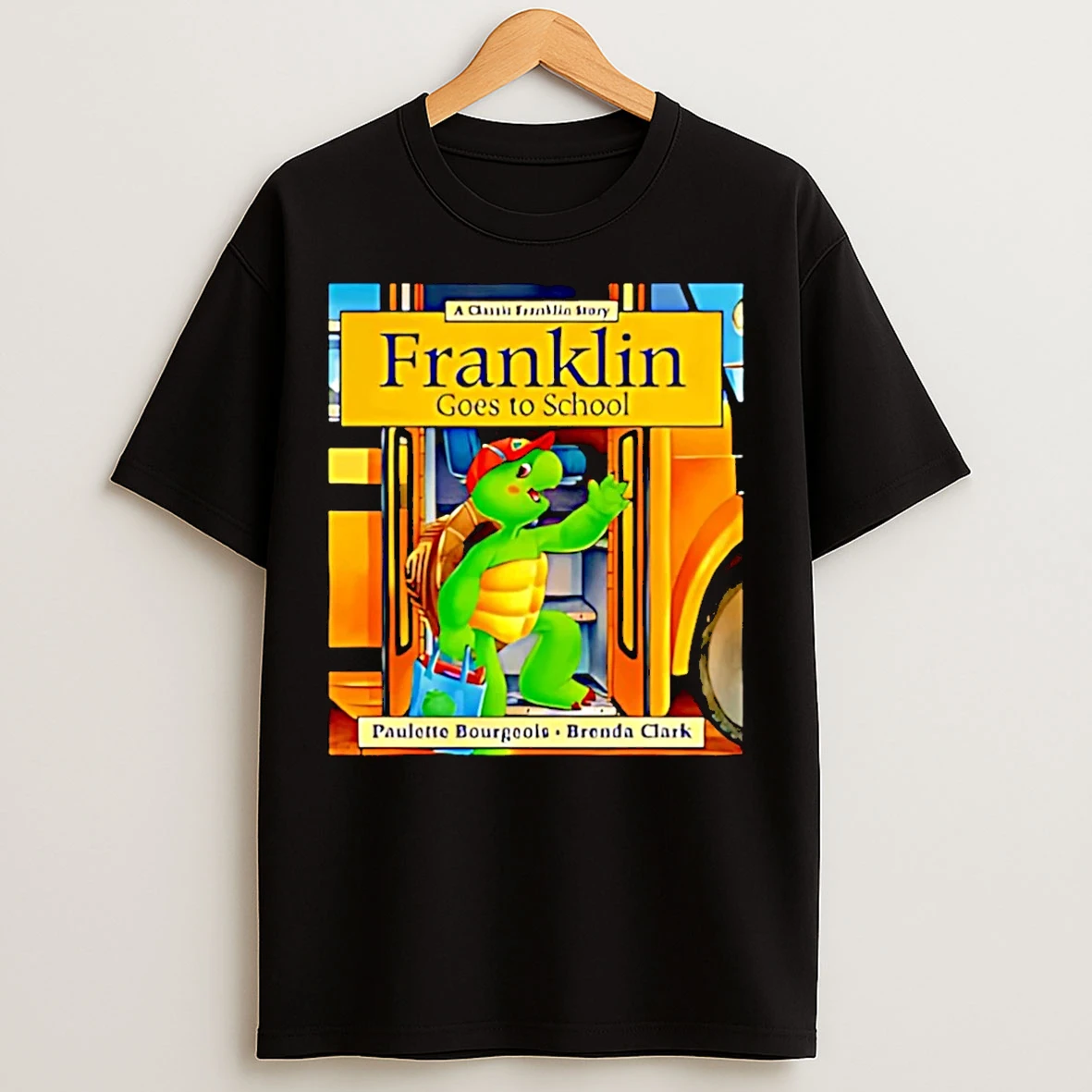 Classic Franklin Turtle Goes To School Christmas T Shirts