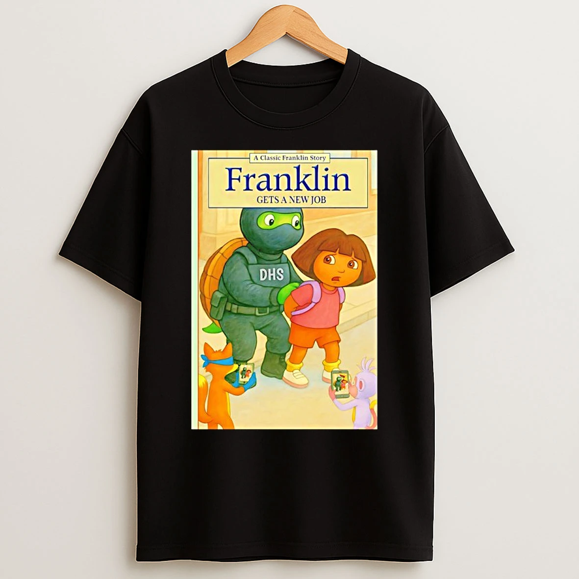 Classic Franklin Gets A New Job T Shirts