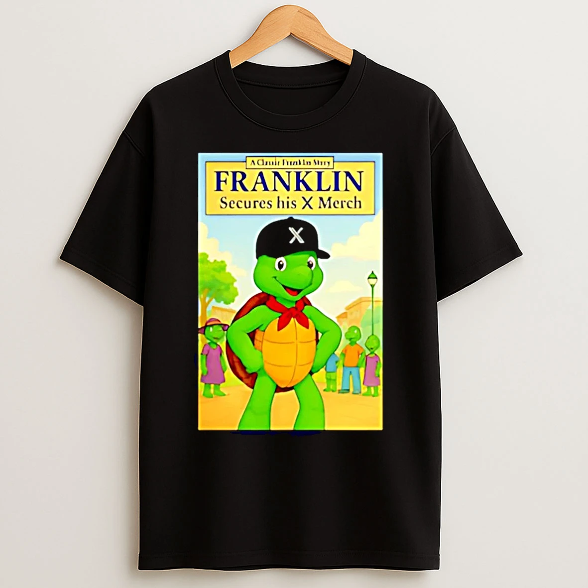 Classic Franklin Secures His X Merch Christmas T Shirts