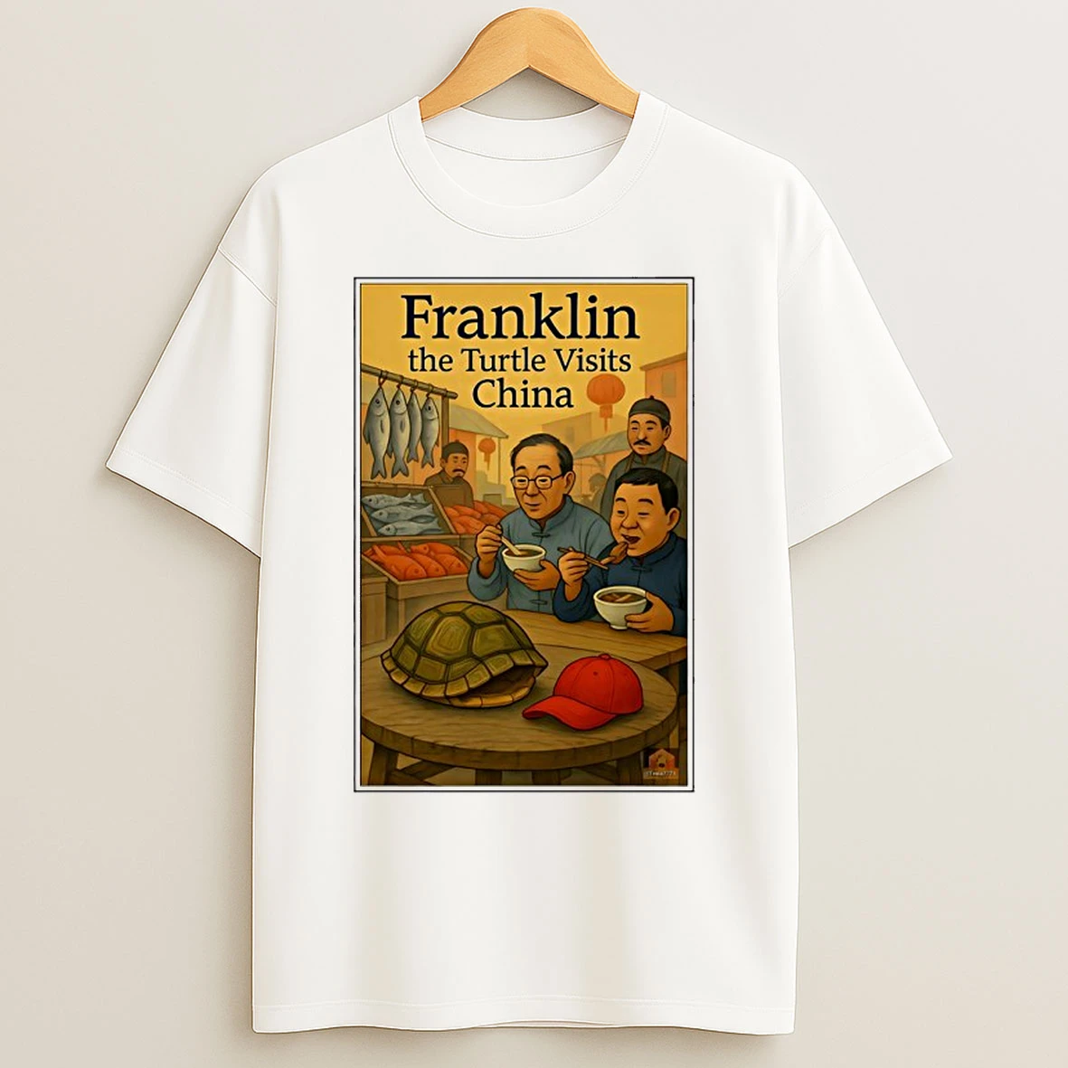 Classic Franklin The Turtle Visits China T Shirts