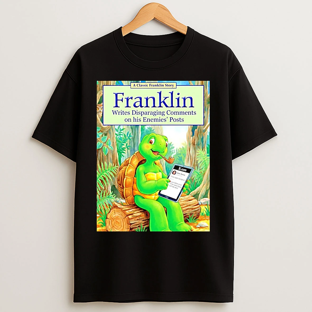 Classic Franklin Writes Disparaging Comments On His Enemies Posts T Shirts
